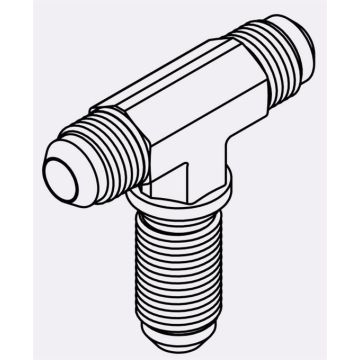 2703-03-03-03 - 03MJ BULKHEAD UNION BRANCH TEE