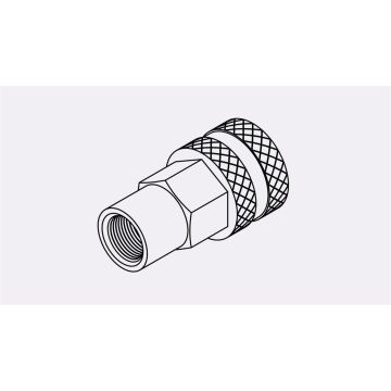 ANV-04F-04FP - ISO-A 1/4" COUPLER-04FP