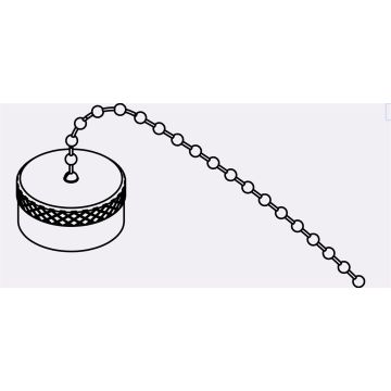 FB-12M-DUST CAP - WINGNUT 3/4" DUST CAP