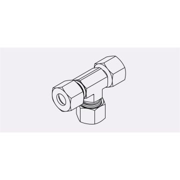 MC6101-L06-L06-L06 - L06(12X1.5) SWIVEL RUN TEE