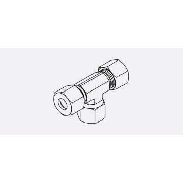 MC6102-L06-L06-L06 - L06(12X1.5) SWIVEL BRANCH TEE