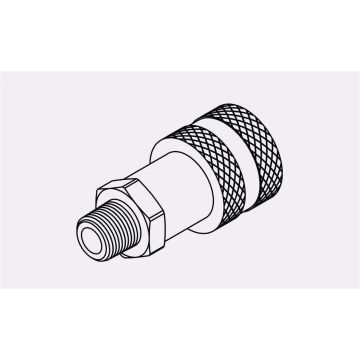 PVVM-04F-04MP - THREADED QD 1/4" COUPLER-04MP