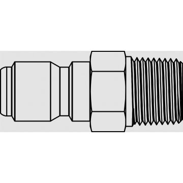 ST-04M-04MP-B - FULL FLOW 1/4" TIP-04MP-BRASS
