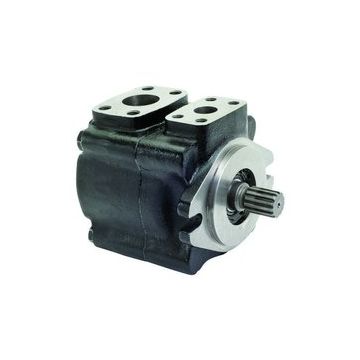 T6C0253R01B5 Veljan Pump Vane 4.84 in3/rev Splined SAE B Mounting Flange 13T Spined Shaft Clockwise Viton Seals